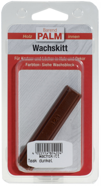 Wachskitt, teak dunkel